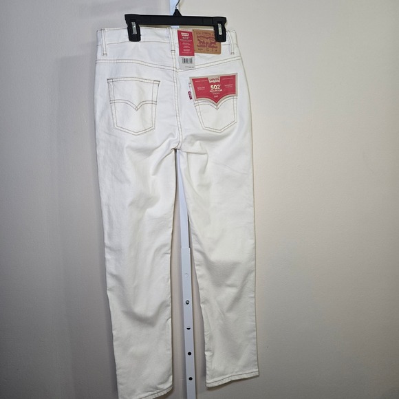 Levis‎ 502 Regular Taper White Jeans Girls L 29 W 27 Size 14R NWT - Picture 4 of 4